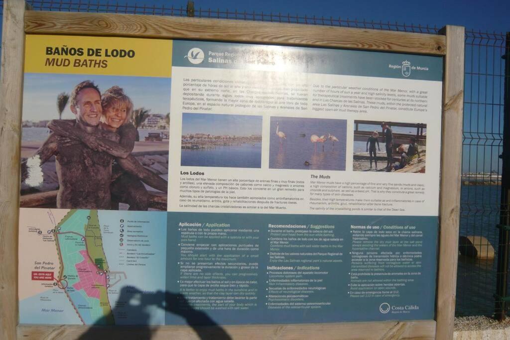 Piso En Primera Linea Con Wifi Y Vistas Al Mar Lo Pagán المظهر الخارجي الصورة
